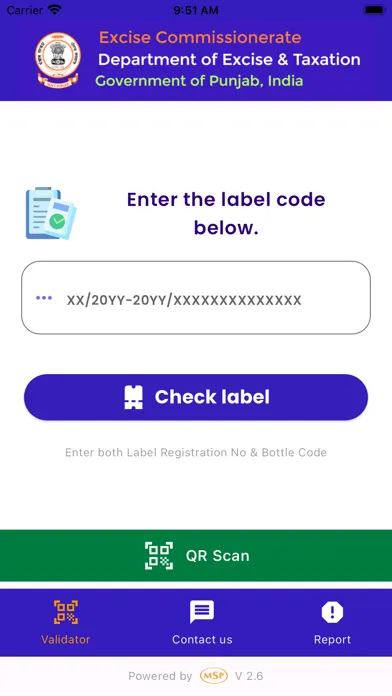 تصاویر Excise QR Label Citizen App