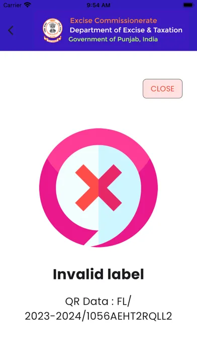 تصاویر Excise QR Label Citizen App