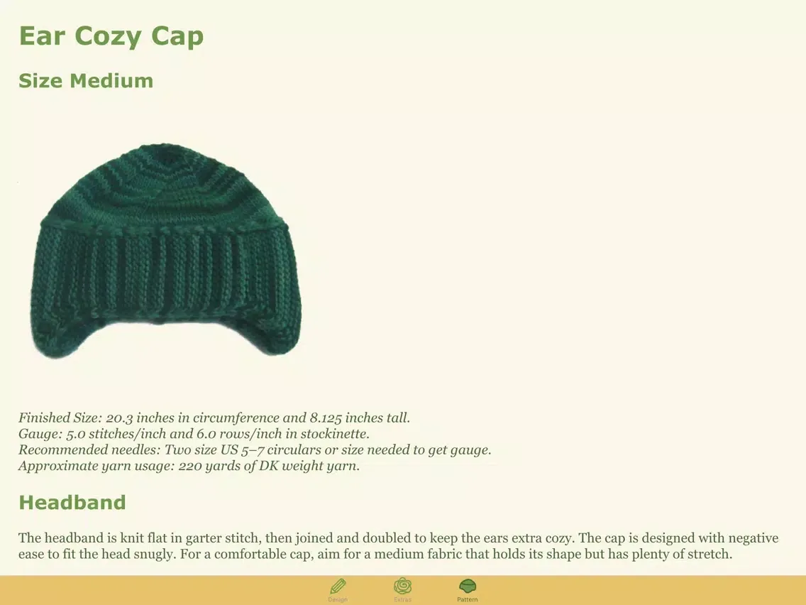Tangkapan layar Ear Cozy Cap iPad 