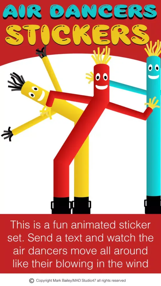Animated Air Dancers Stickers应用截图