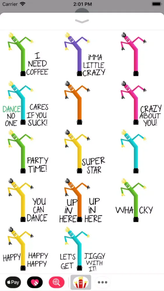 Animated Air Dancers Stickers应用截图