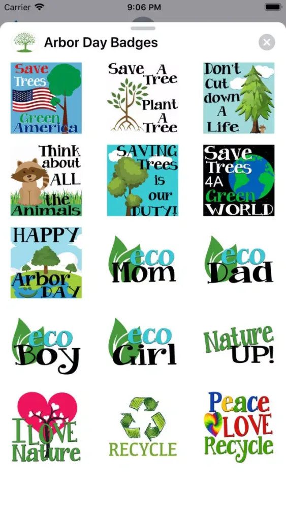 Screenshot di Arbor Day Badges