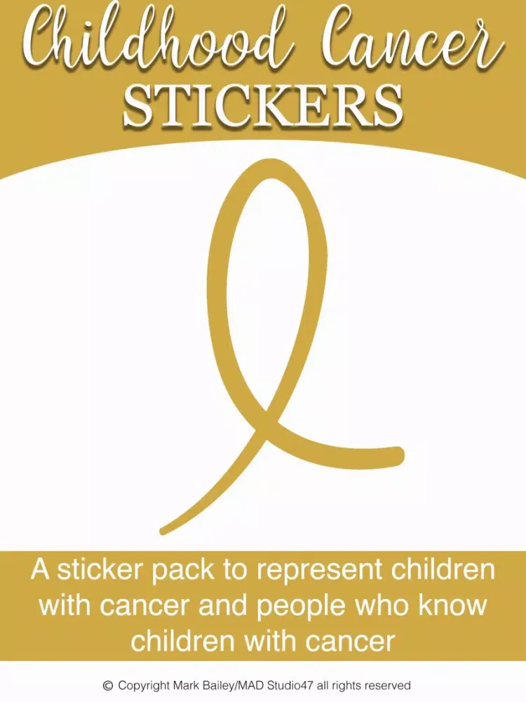 Скриншоты Childhood Cancer Stickers iPad 