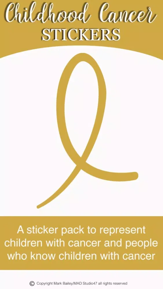 Скриншоты Childhood Cancer Stickers