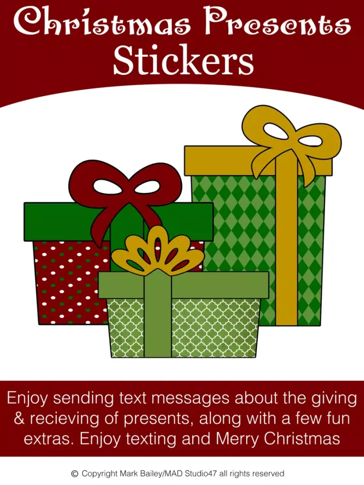 Christmas Presents Stickers iPad  Screenshots