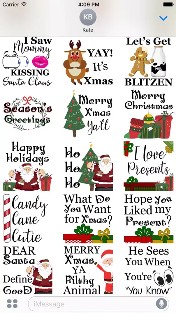 Christmas Presents Stickers Screenshots