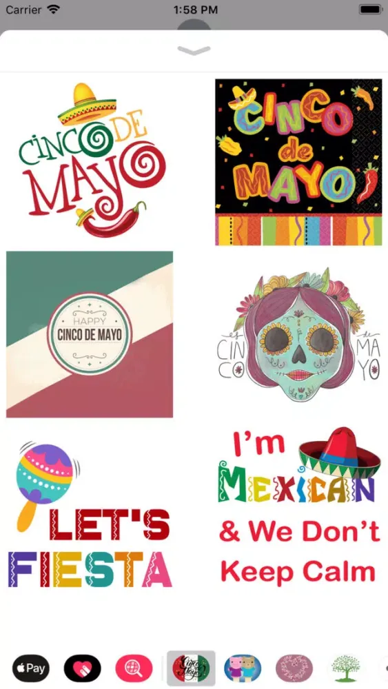 Zrzuty ekranu Cinco De Mayo Texting