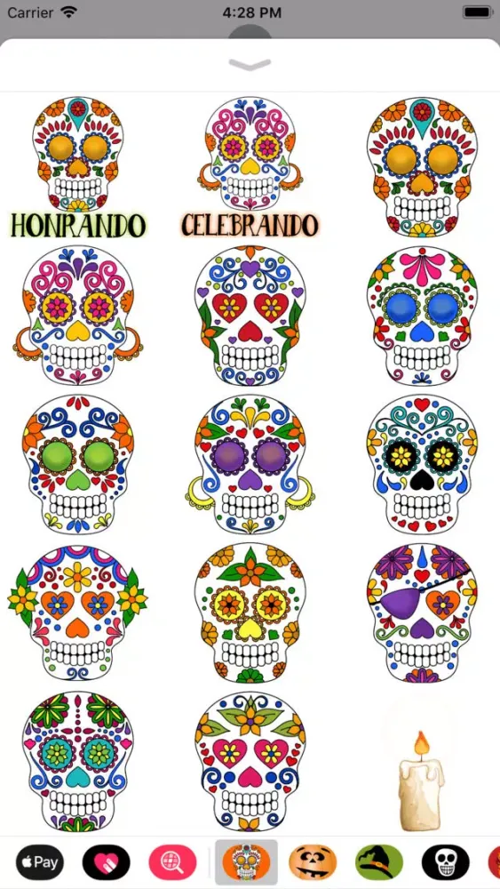 Capturas de tela do Dia De Muertos Quotes