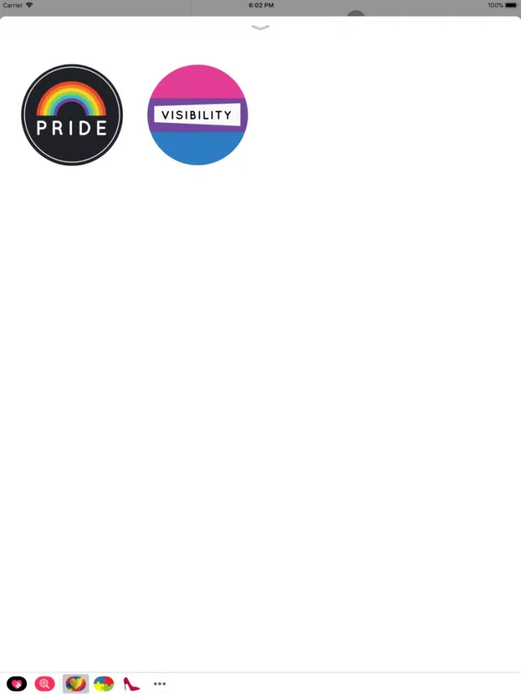 Captures d'écran de Gay Pride Texting iPad 
