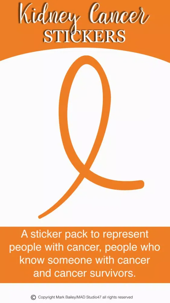 Kidney Cancer Stickers应用截图