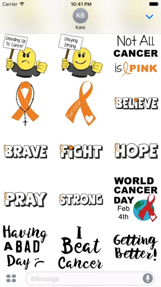 Leukemia Cancer Stickers Screenshots