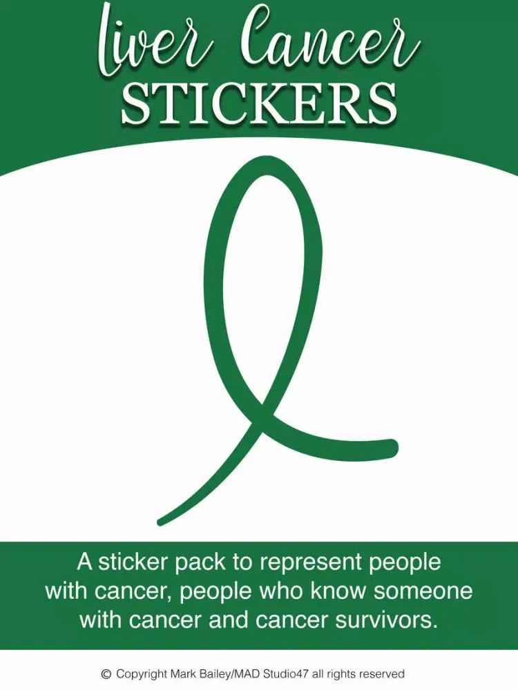 Tangkapan layar Liver Cancer Stickers iPad 
