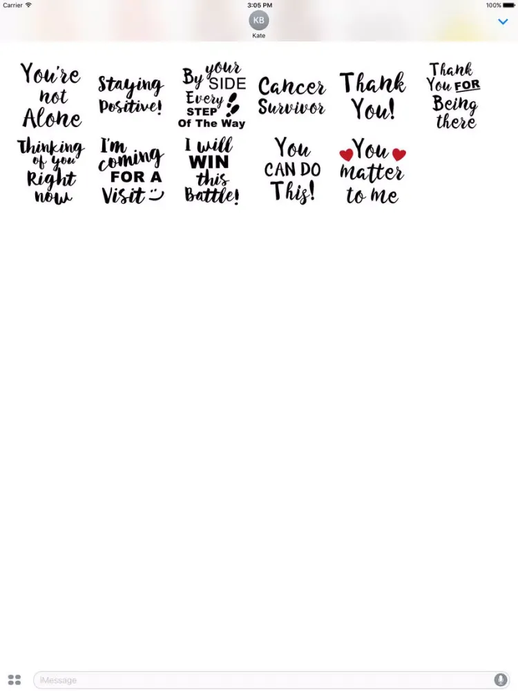Capturas de pantalla de Lung Cancer Stickers iPad 