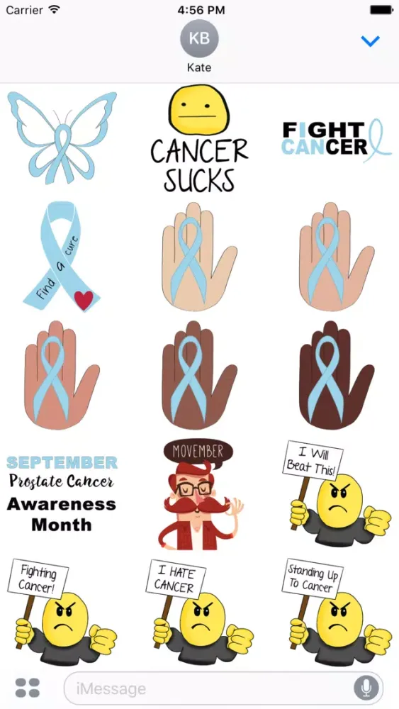 Capturas de pantalla de Prostate Cancer Stickers
