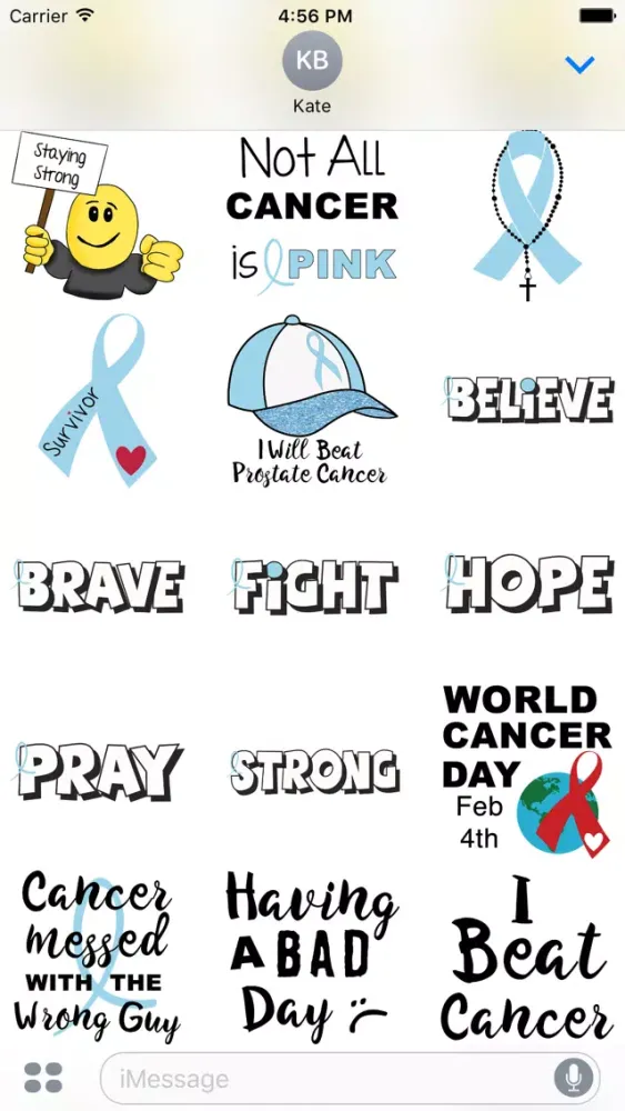 Capturas de pantalla de Prostate Cancer Stickers