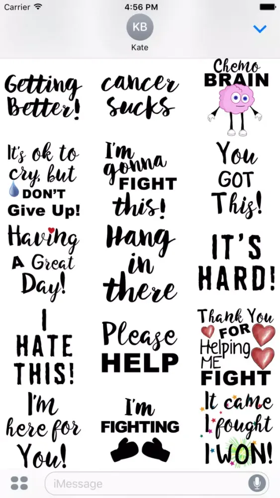Capturas de pantalla de Prostate Cancer Stickers