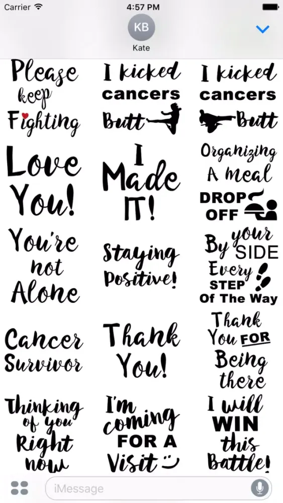 Capturas de pantalla de Prostate Cancer Stickers