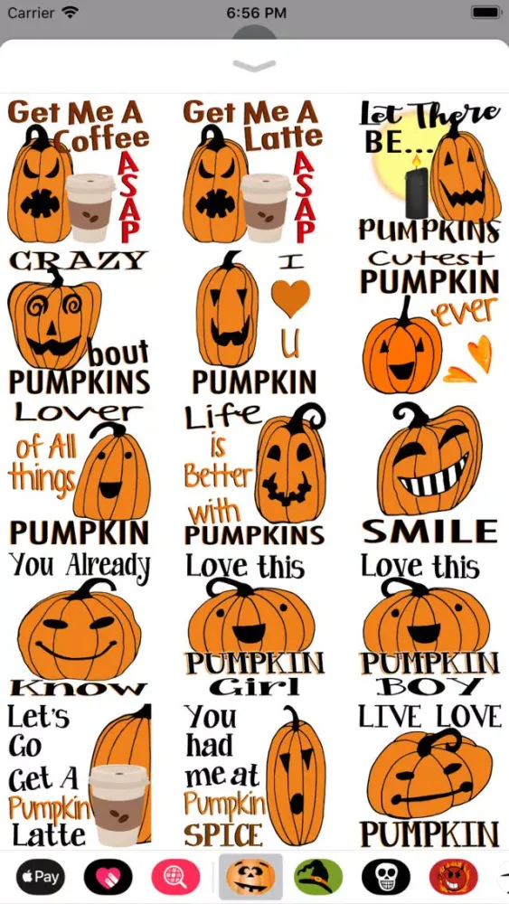 Capturas de pantalla de Pumpkin Quotes