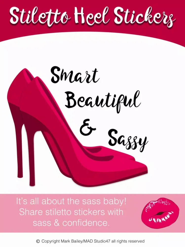 تصاویر Stiletto Stickers iPad 