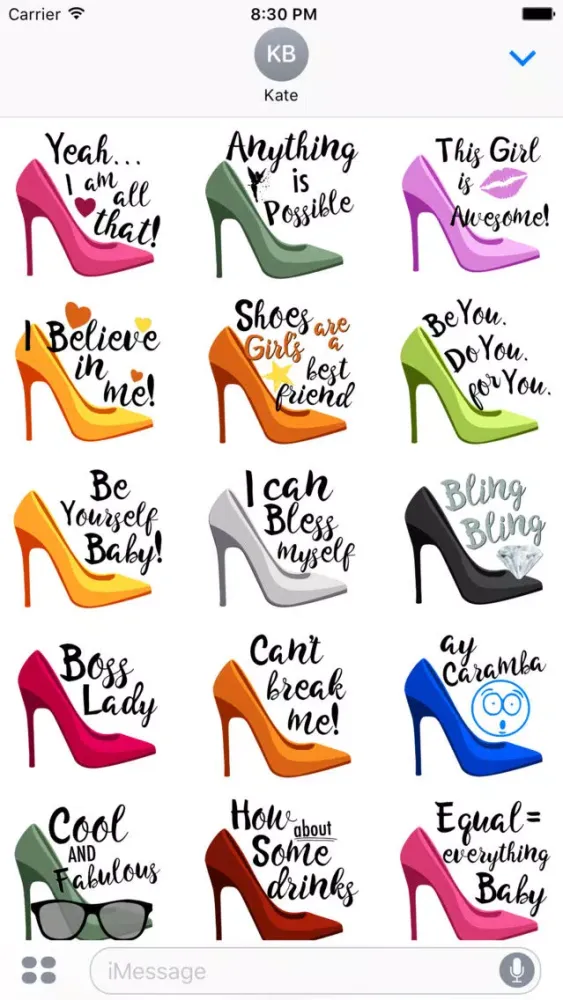 تصاویر Stiletto Stickers