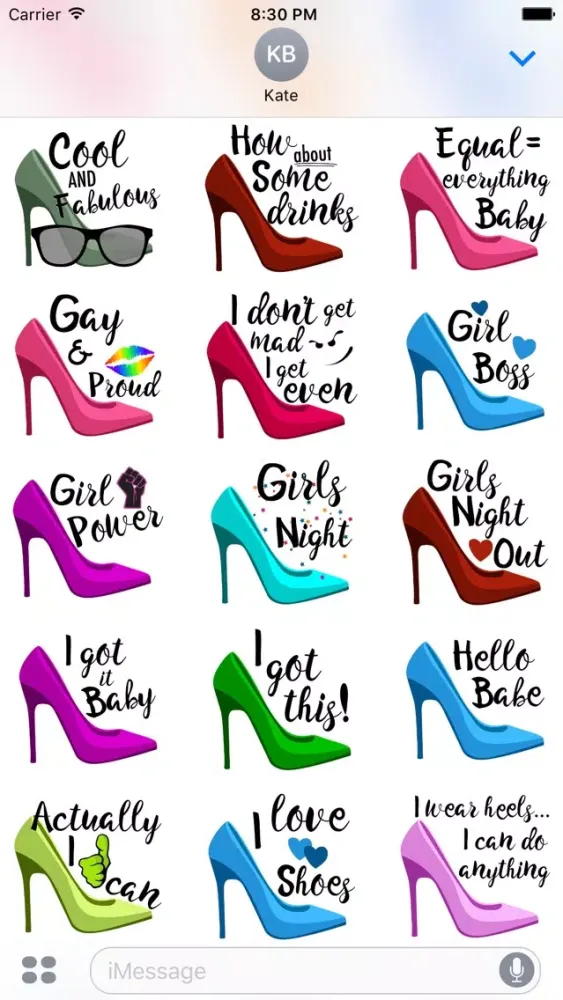 تصاویر Stiletto Stickers