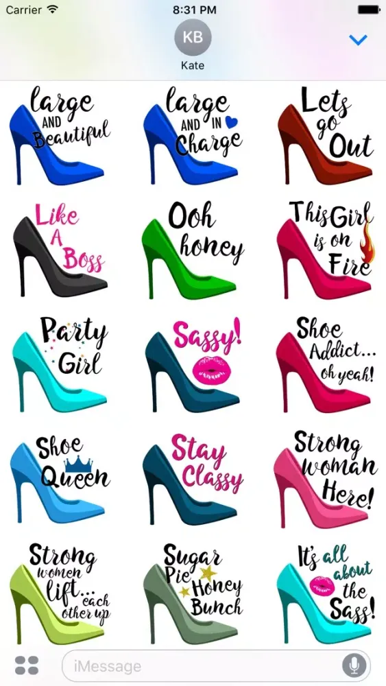 تصاویر Stiletto Stickers