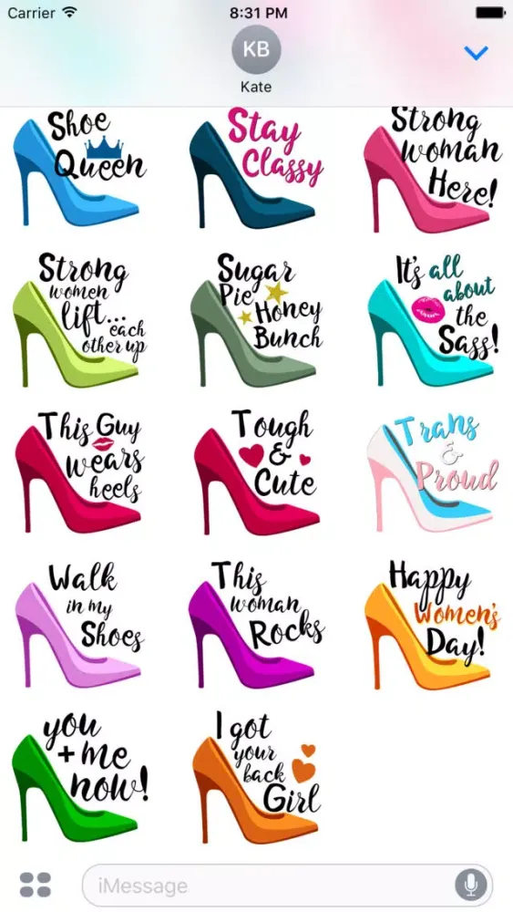 تصاویر Stiletto Stickers