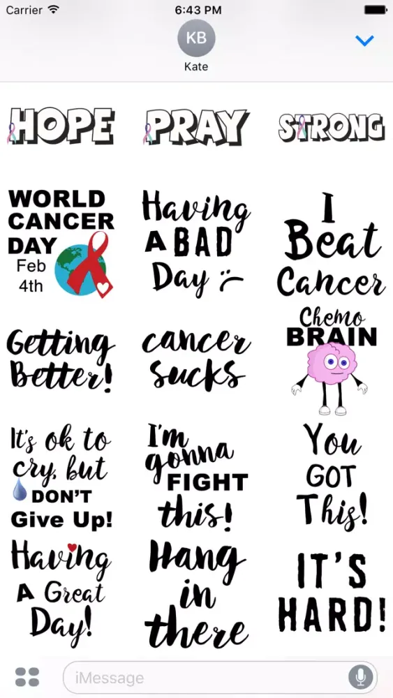 Скриншоты Thyroid Cancer Stickers