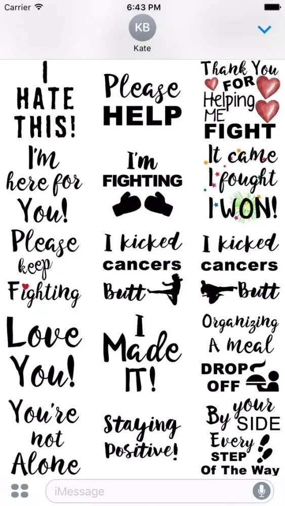 Скриншоты Thyroid Cancer Stickers