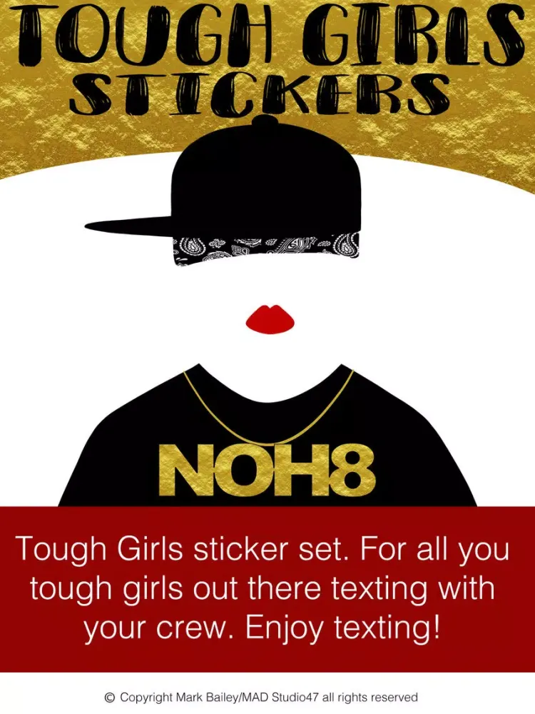 Tough Girls Stickers iPad  スクリーンショット