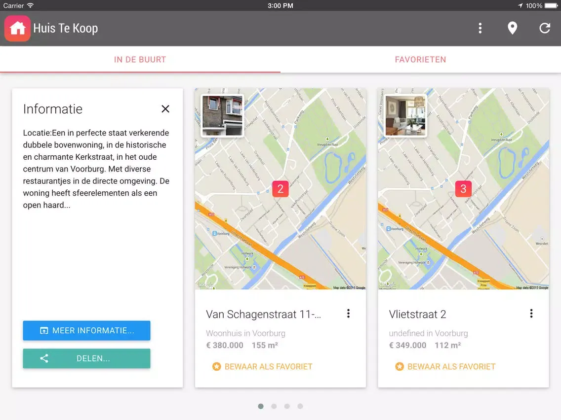 Huis Te Koop iPad 应用截图