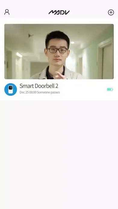 Zrzuty ekranu MADV Doorbell