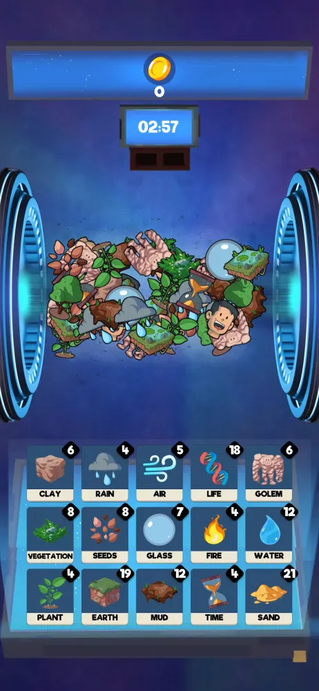 Capturas de tela do Alchemy Saga