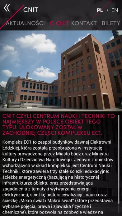 Tangkapan layar EC1 Przewodnik Interaktywny