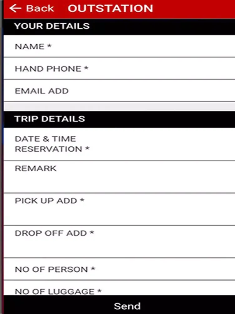 My Taxi Malaysia (Customers) iPad  Screenshots