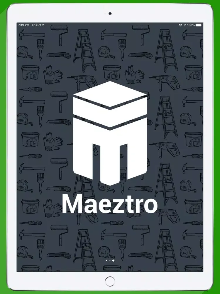 ภาพหน้าจอของ Maeztro Proveedor iPad 