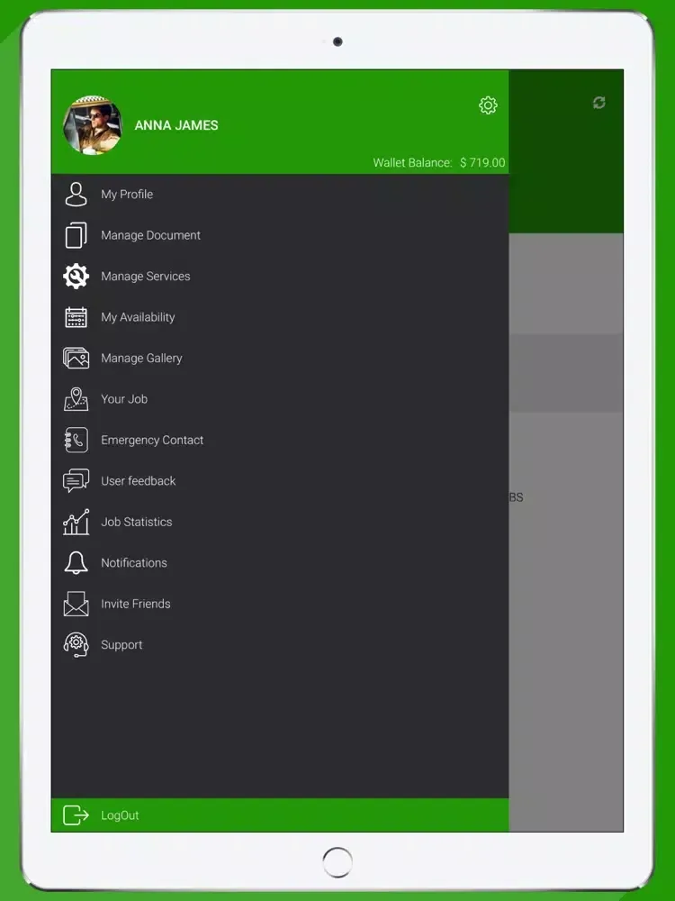 ภาพหน้าจอของ Maeztro Proveedor iPad 
