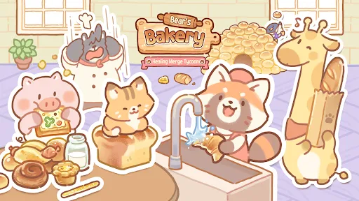 Bear Bakery - Cooking Tycoon स्क्रीनशॉट