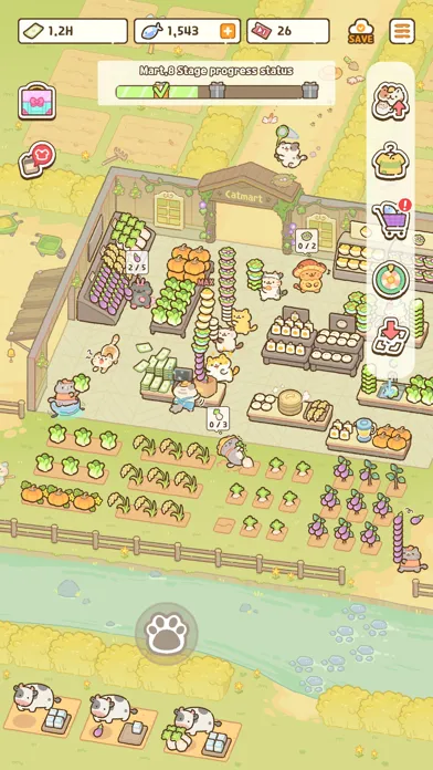 Capturas de pantalla de Cat Mart: Cute Grocery Shop