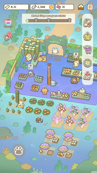 Capturas de pantalla de Cat Mart: Cute Grocery Shop