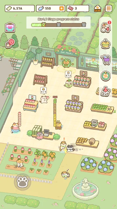 Capturas de pantalla de Cat Mart: Cute Grocery Shop