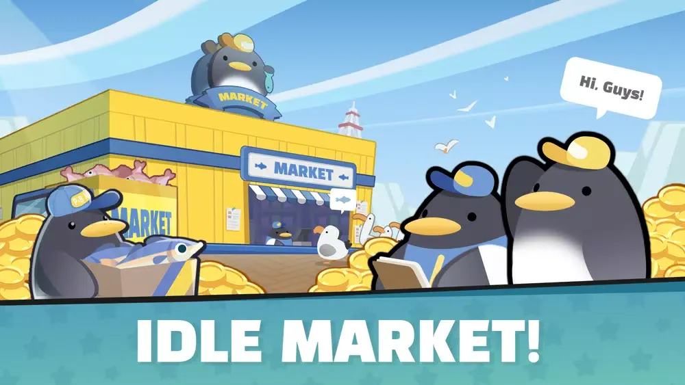 Penguin Market : Idle tycoon سکرین شاٹس