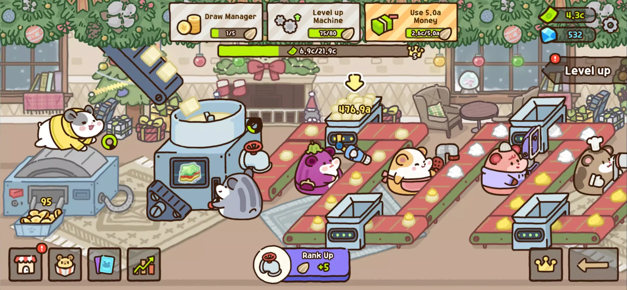 Hamster Cookie Factory 스크린샷