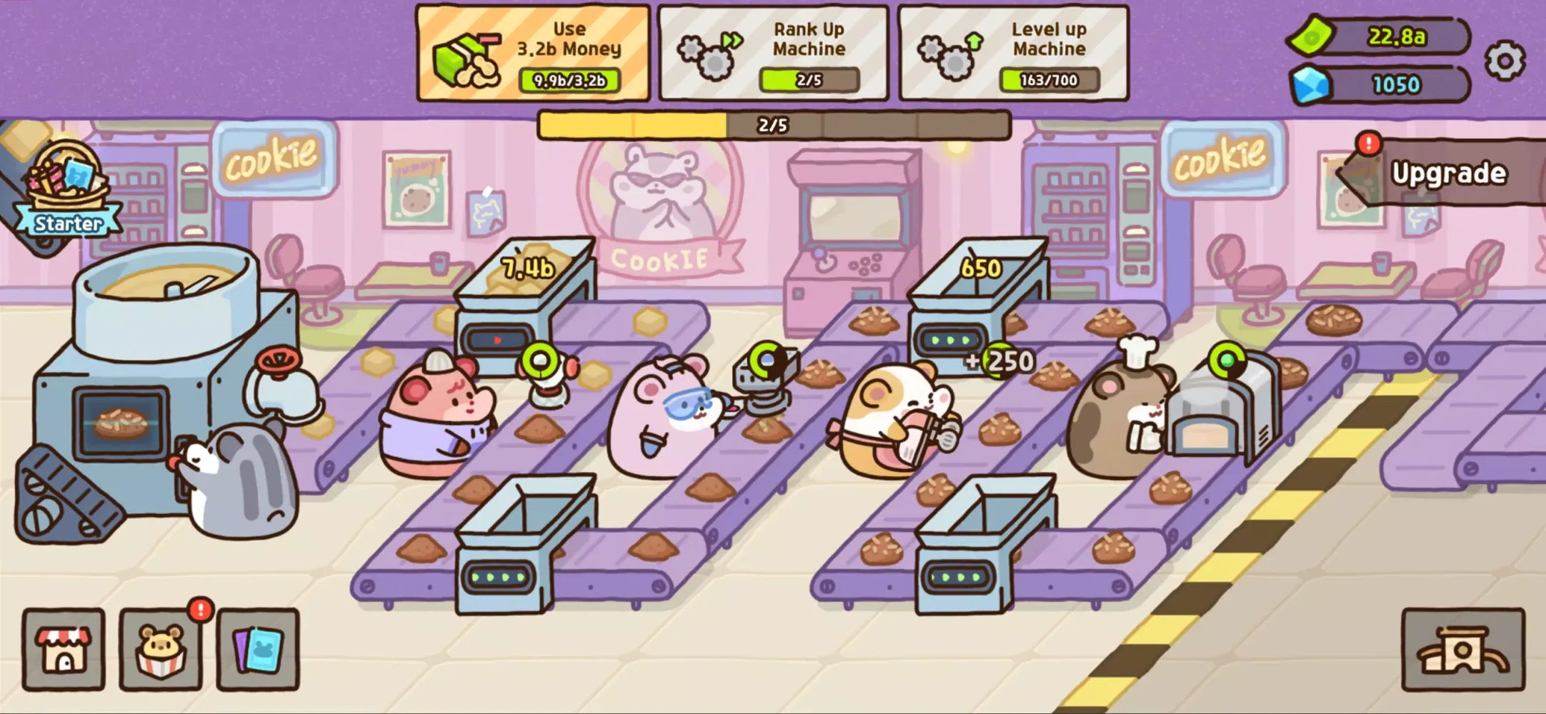 Hamster Cookie Factory 스크린샷
