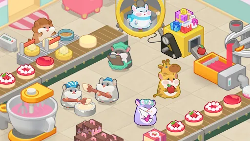 Capturas de pantalla de Hamster cake factory
