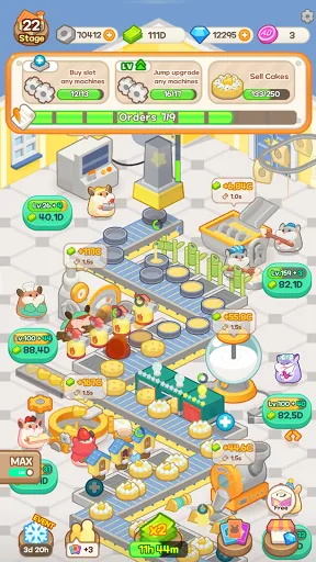 Capturas de pantalla de Hamster cake factory