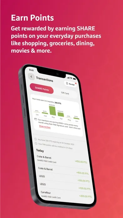 SHARE Rewards Screenshots