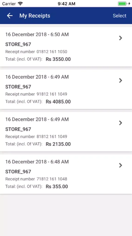 Tangkapan skrin Carrefour Pakistan