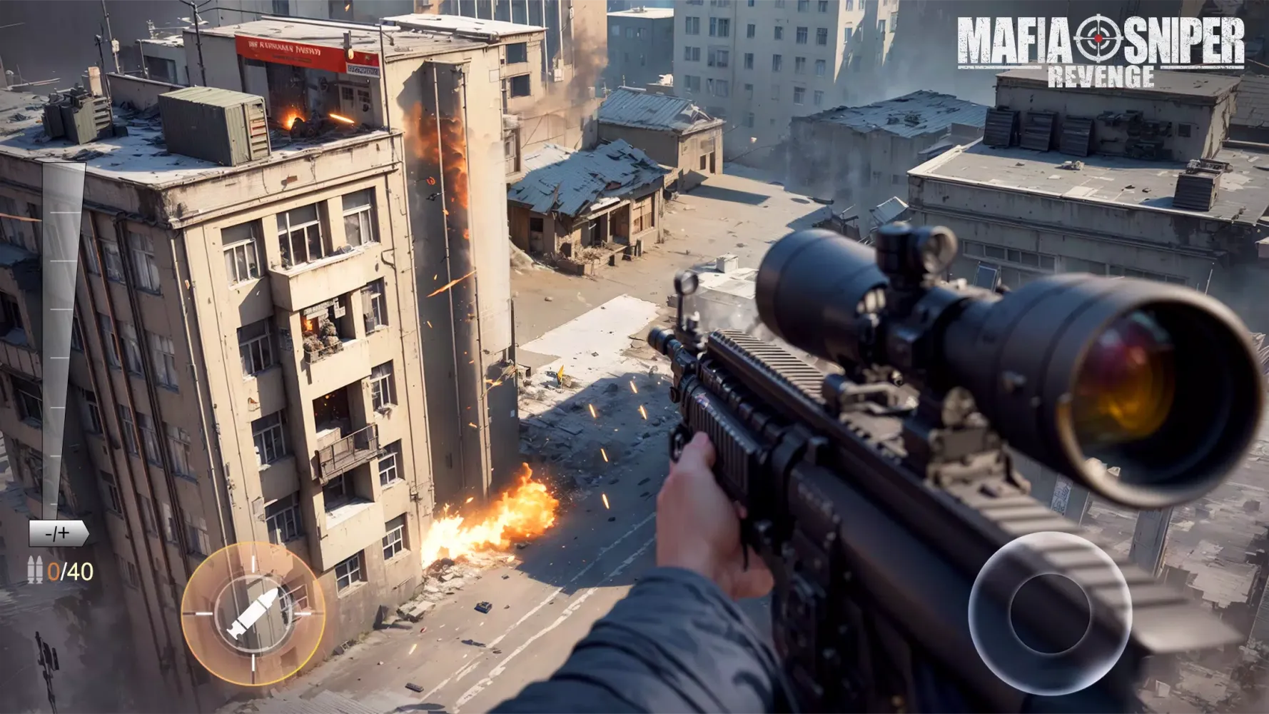 Ảnh chụp màn hình của Mafia Sniper Revenge