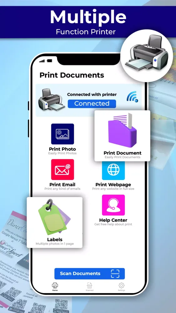 Mobile Print Smart Printer App Screenshots